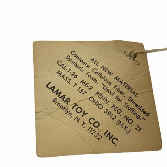 Vintage La Mar Toy Puppy Dog Stuffed Plush Soft Fur Furry 50’s 60’s Rare Spaniel - Picture 4 of 12